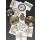 Metallsticker mystische Symbole gold