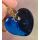 5 glue on bails half circle star gold