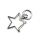 star shaped lobster clasp silver