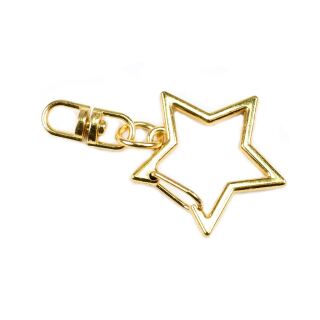 star shaped lobster clasp with chain gold