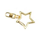star shaped lobster clasp with chain gold