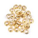30 Ösen für europäische Perlen gold
