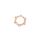 metal frame snowflake gold