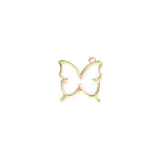 metal frame butterfly gold