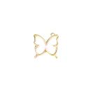 metal frame butterfly gold