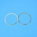2 metal frames circle 30mm gold