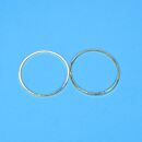 2 metal frames circle 30mm gold