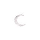 metal frame crescent moon silver