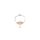 metal frame fan rose gold - Design 3