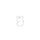 metal frame fox head silver