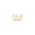 5 kleine Metallrahmen Stern gold