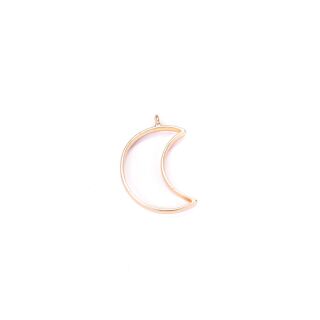 metal frame moon rose gold