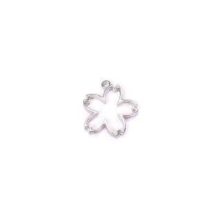 metal frame sakura silver - design 1
