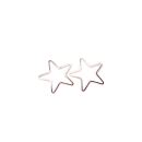 2 metal frames star 28mm gold