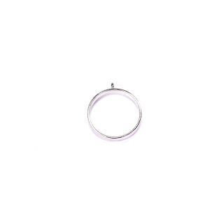 metal frame thick round antique silver