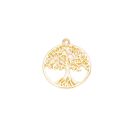 metal frame tree of life gold