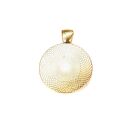 pendant round gold