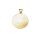 pendant round gold