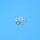5 metal frames circle 8mm gold