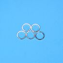 5 metal frames circle 12mm antique silver