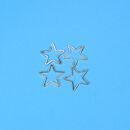 4 metal frames star 16mm gold