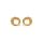 2 metal frames floral wreath gold