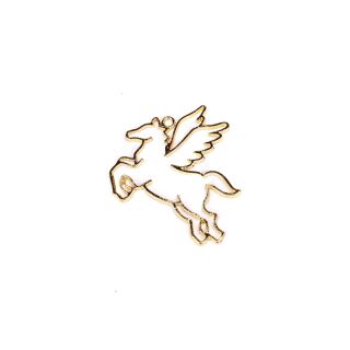 Metallrahmen Pegasus gold
