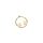 metal frame circle with butterflies gold