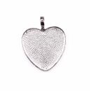 pendant heart silver