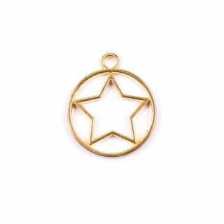 Metallrahmen magischer Zirkel gold