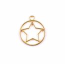 metal frame magic circle gold