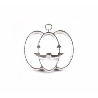 metal frame pumpkin silver