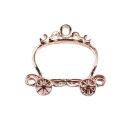 bezel fairy tale carriage rose gold