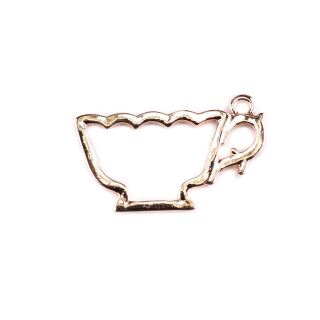 bezel teacup rose gold