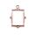 bezel rectangular picture frame rose gold