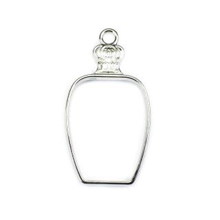 bezel perfume bottle antique silver