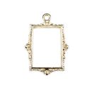 bezel rectangular picture frame gold