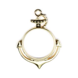 bezel anchor gold