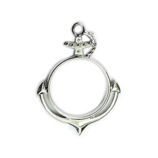 bezel anchor silver