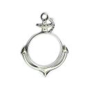 bezel anchor silver