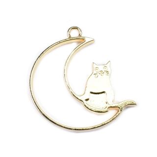 bezel cat on moon gold