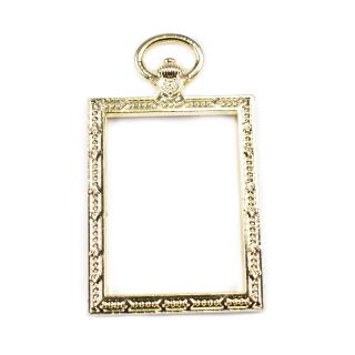 Lünette rechteckkige Taschenuhr  gold