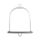 bezel birdcage matte silver