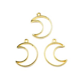 3 bezels small moon gold