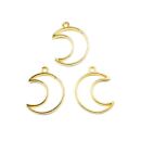 3 bezels small moon gold