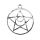 bezel sailor moon star brooch silver
