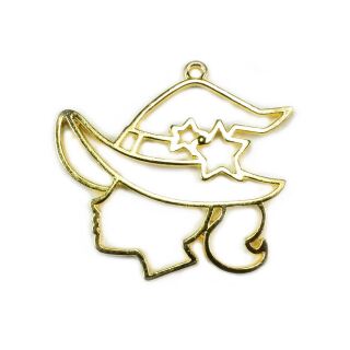 bezel witch head gold