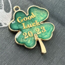 Lünette Vierklee gold