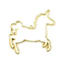 bezel galloping unicorn gold