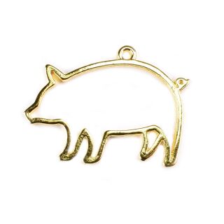 bezel pig gold